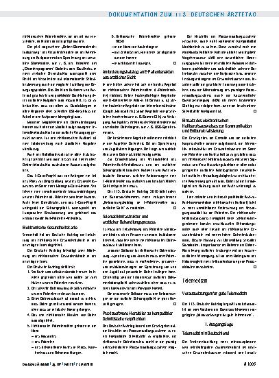 Vorschauseite 3: Entschliessungen zum Tagesordnungspunkt V: Tätigkeitsbericht der Bundesärztekammer