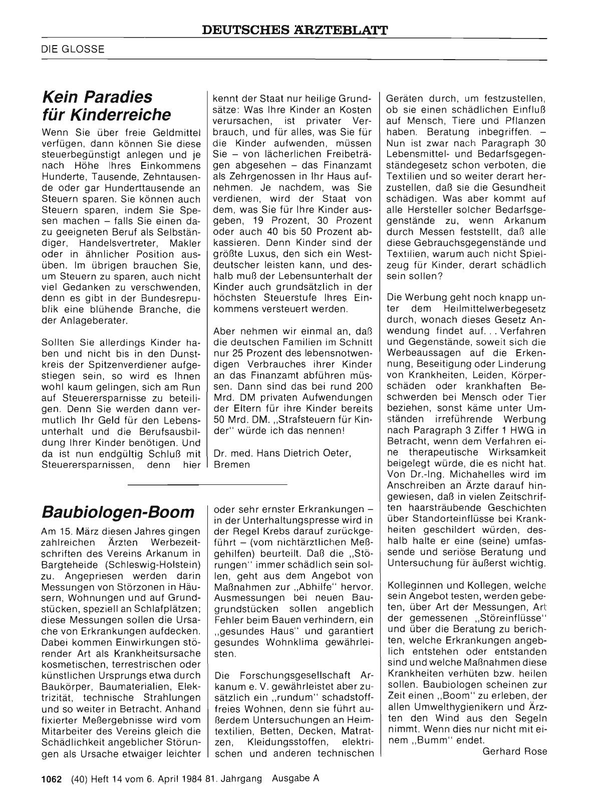 Vorschauseite 1: Kein Paradies für Kinderreiche