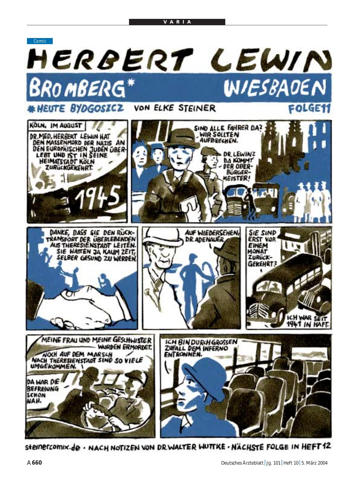 Vorschauseite 1: Herbert Lewin