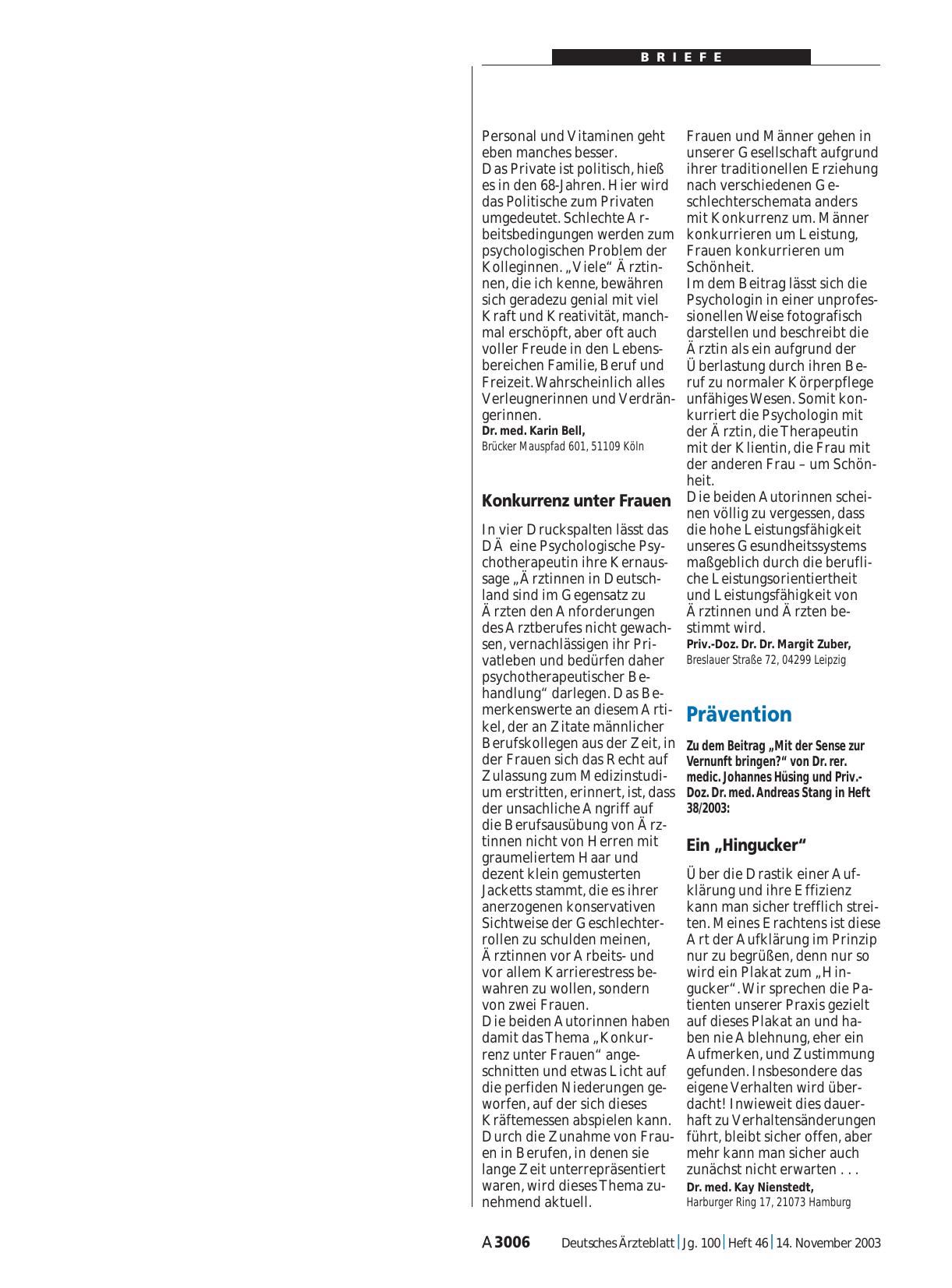 Vorschauseite 1: Prävention: Ein „Hingucker“