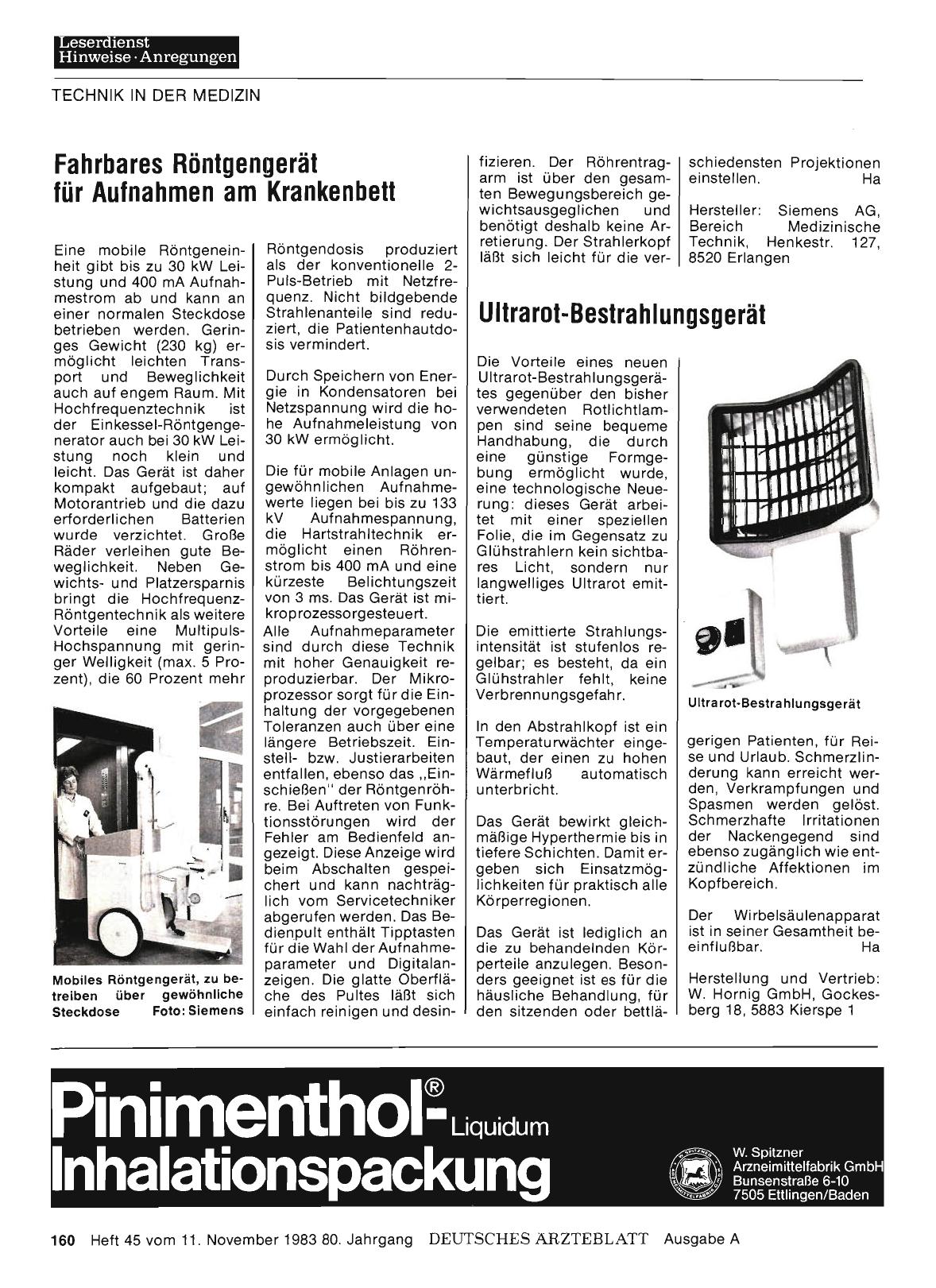 Vorschauseite 1: Ultrarot-Bestrahlungsgerät