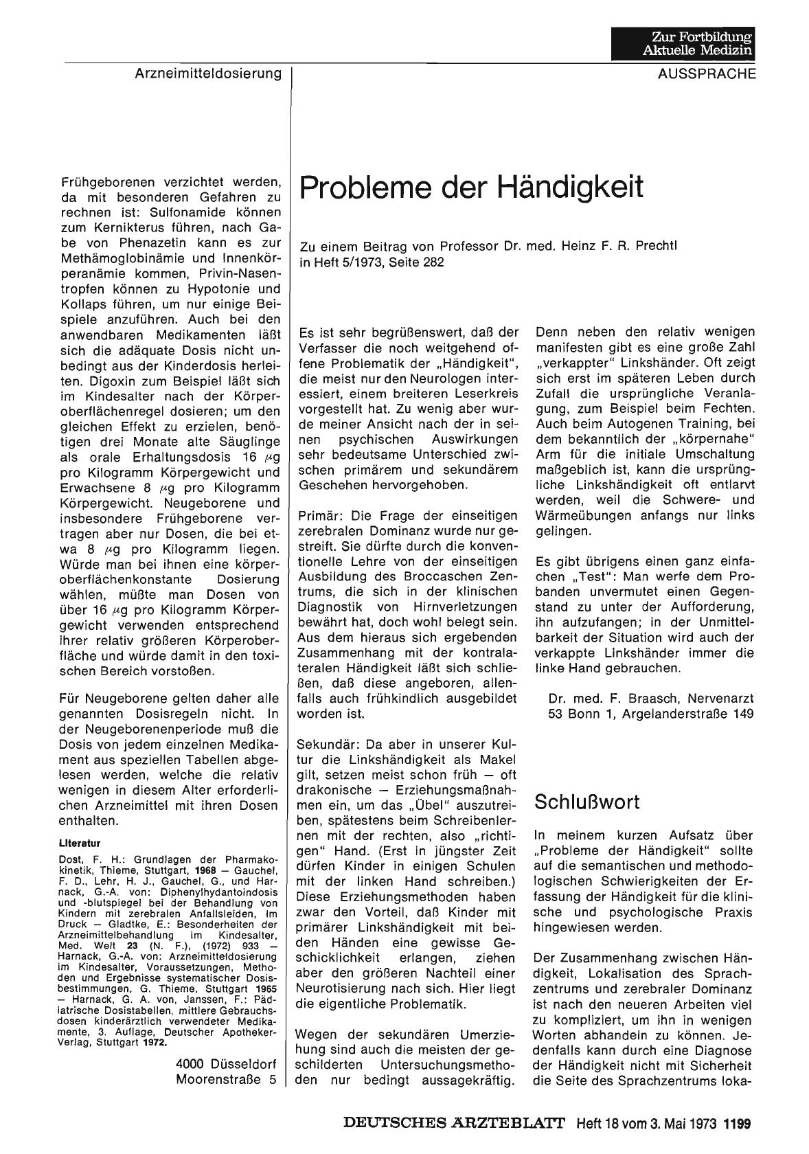 Vorschauseite 1: Probleme der Händigkeit