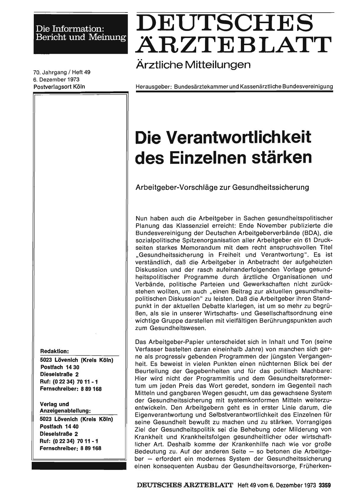 Vorschauseite 1: Die Verantwortlichkeit des Einzelnen stärken