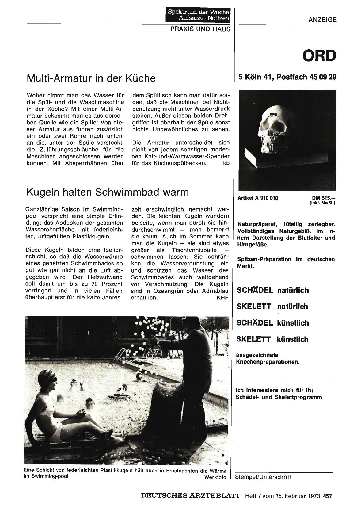 Vorschauseite 1: Kugeln halten Schwimmbad warm