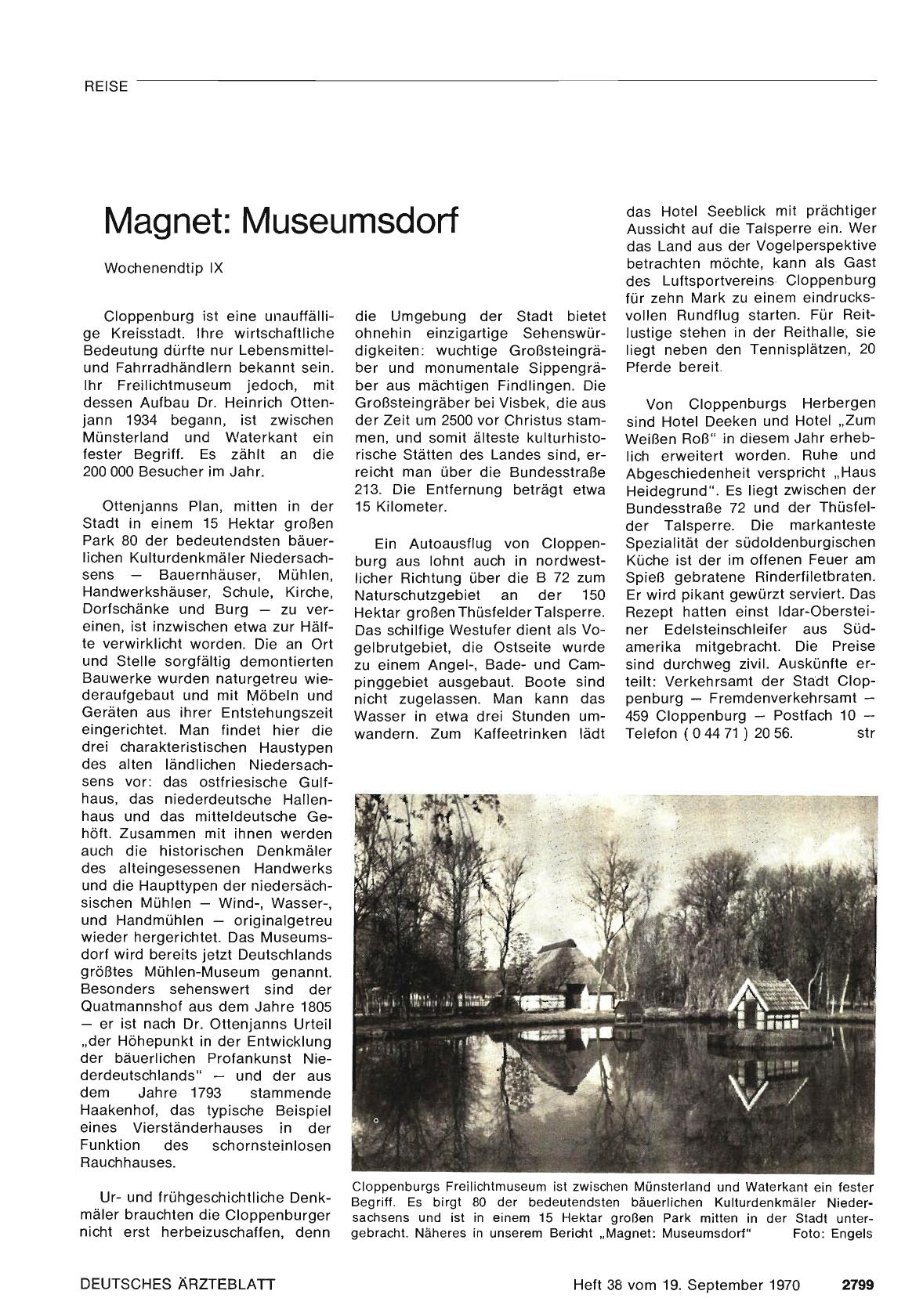 Vorschauseite 1: Magnet: Museumsdorf