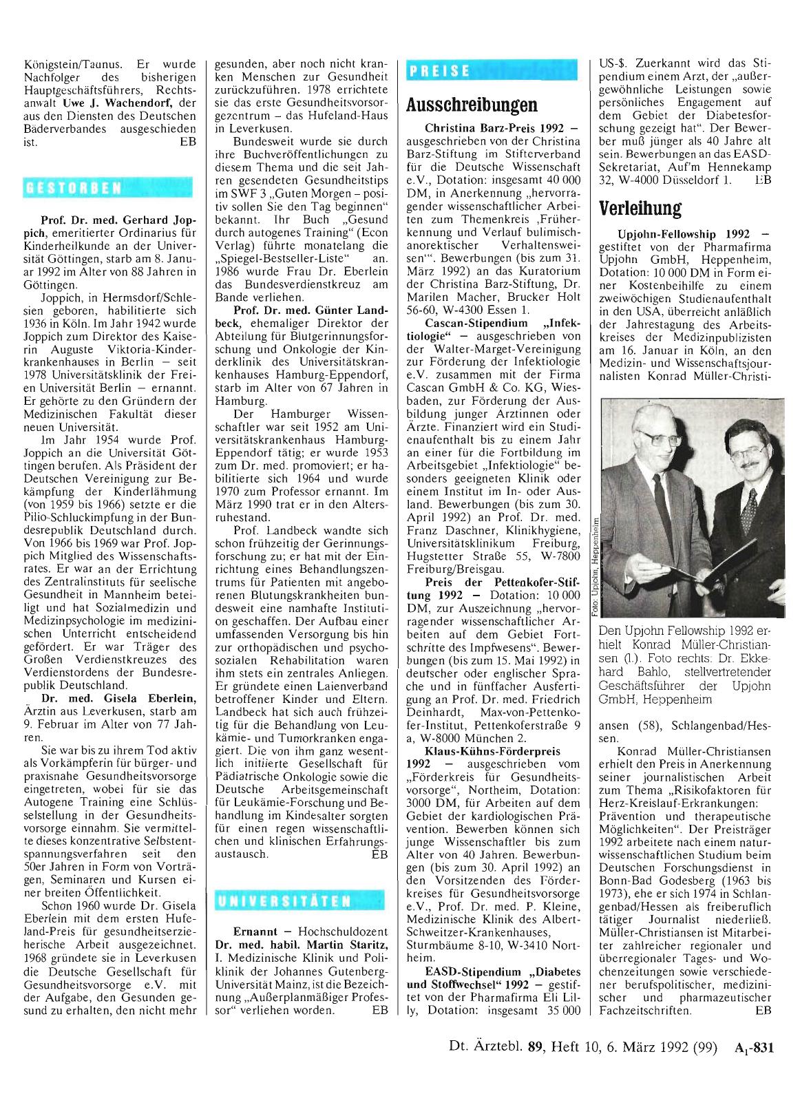 Vorschauseite 1: Preise