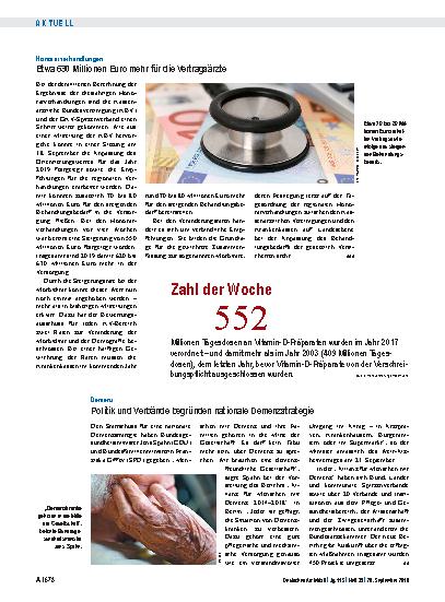 Vorschauseite 1: Honorarverhandlungen: Etwa 630 Millionen Euro mehr für die Vertragsärzte