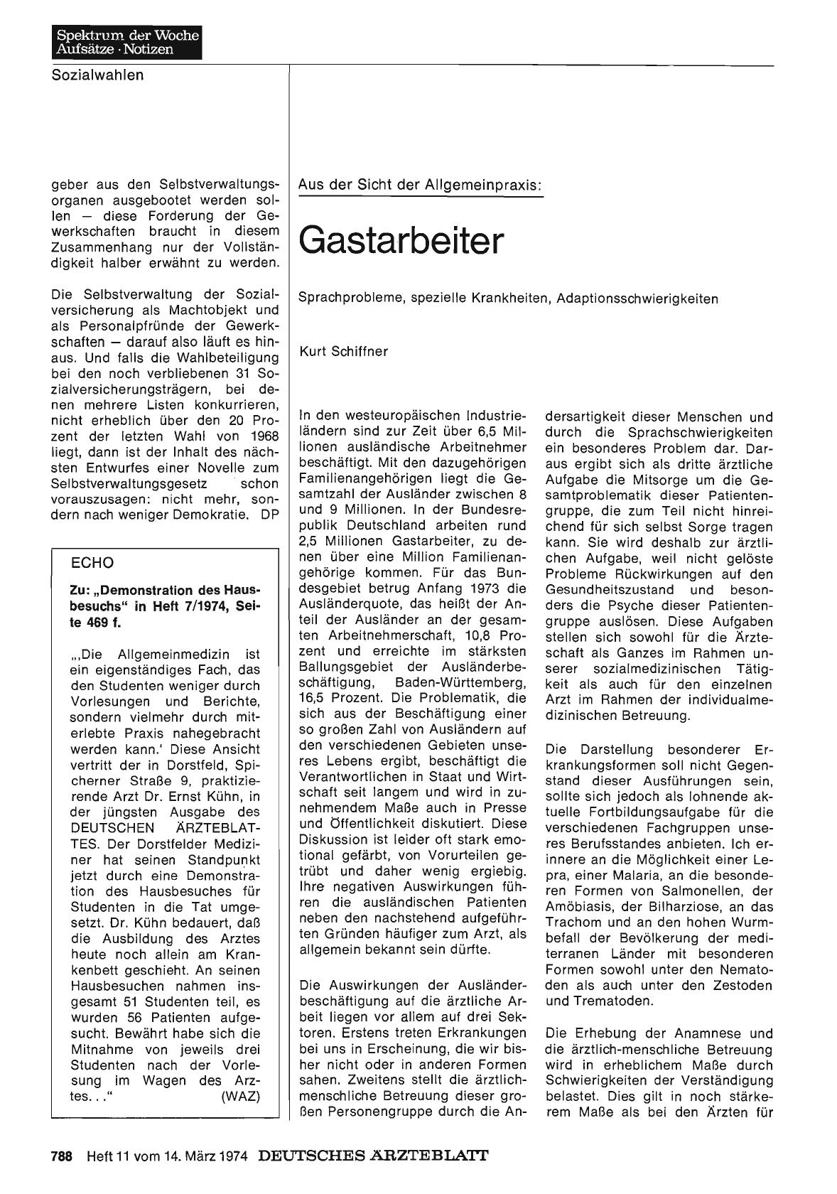 Vorschauseite 1: Echo