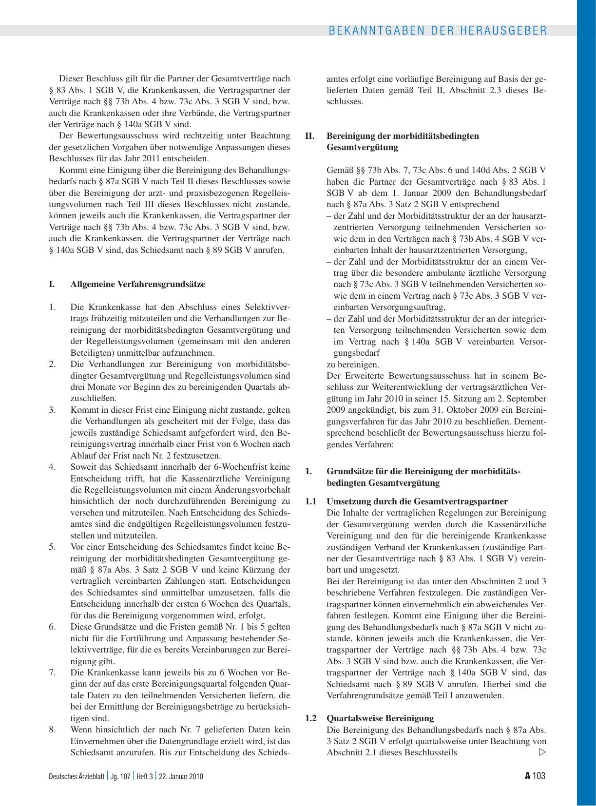 Vorschauseite 2: Bekanntmachungen: Beschluss des Erweiterten Bewertungsausschusses