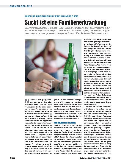Vorschauseite 1: Kinder von suchtkranken und psychisch kranken Eltern: Sucht ist eine Familienerkrankung