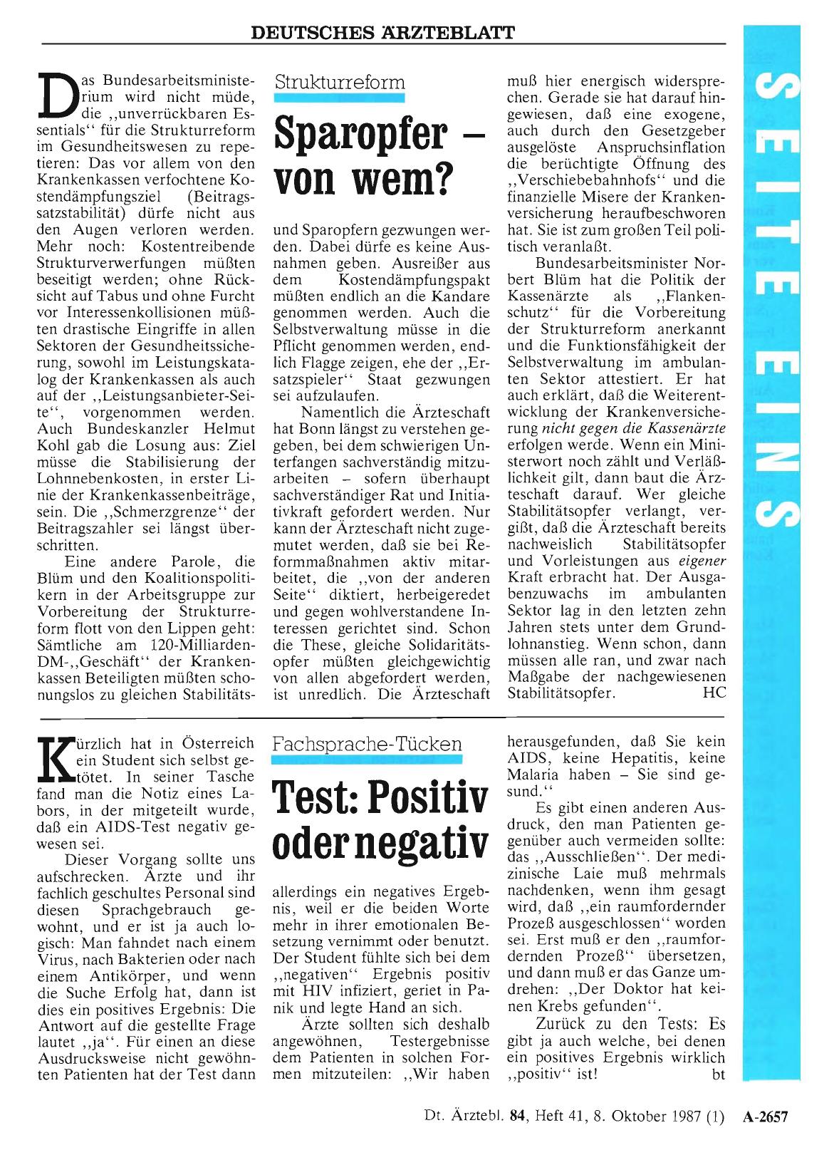 Vorschauseite 1: Fachsprache-Tücken – Test: Positiv oder negativ