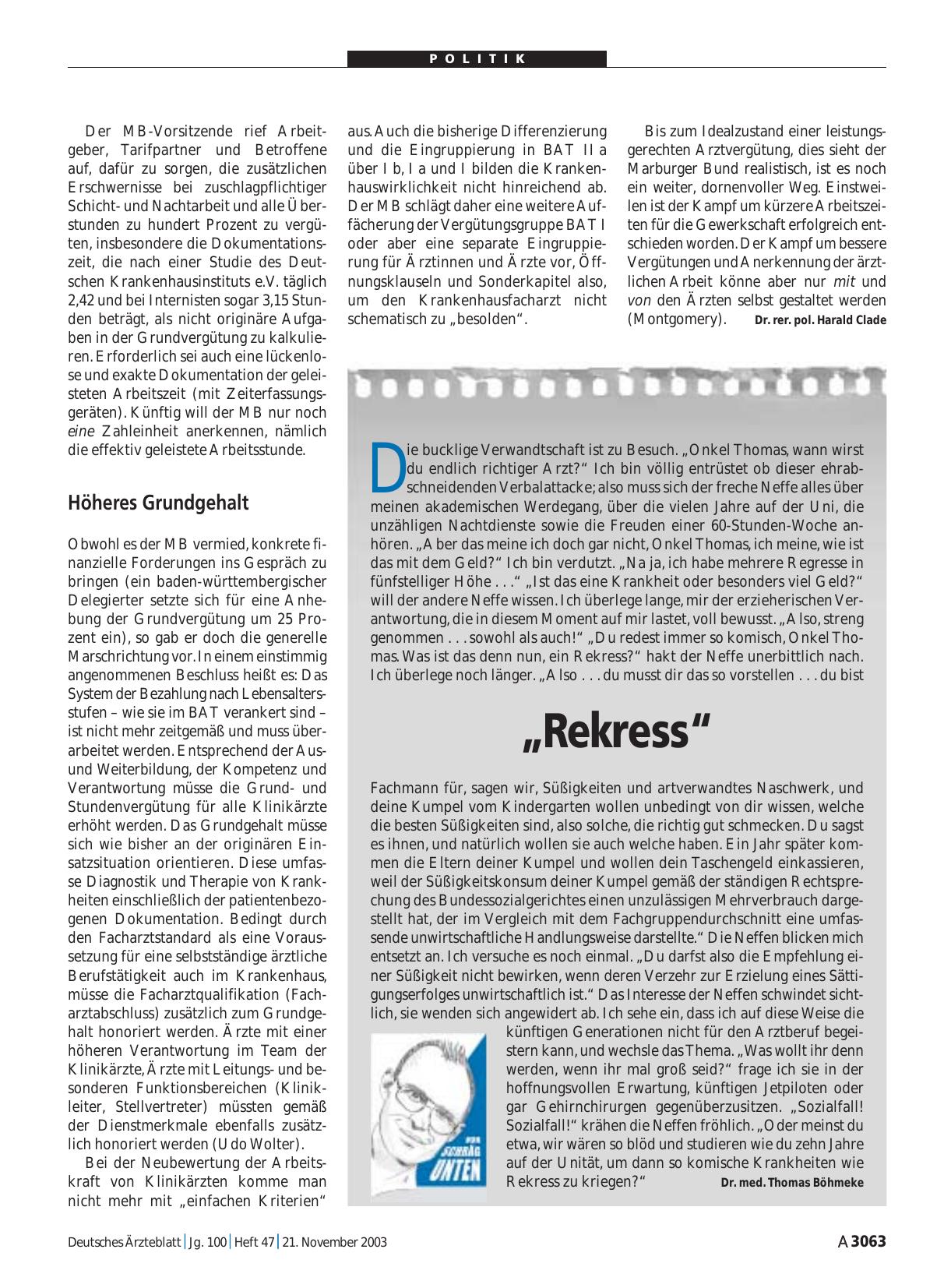 Vorschauseite 1: „Rekress“