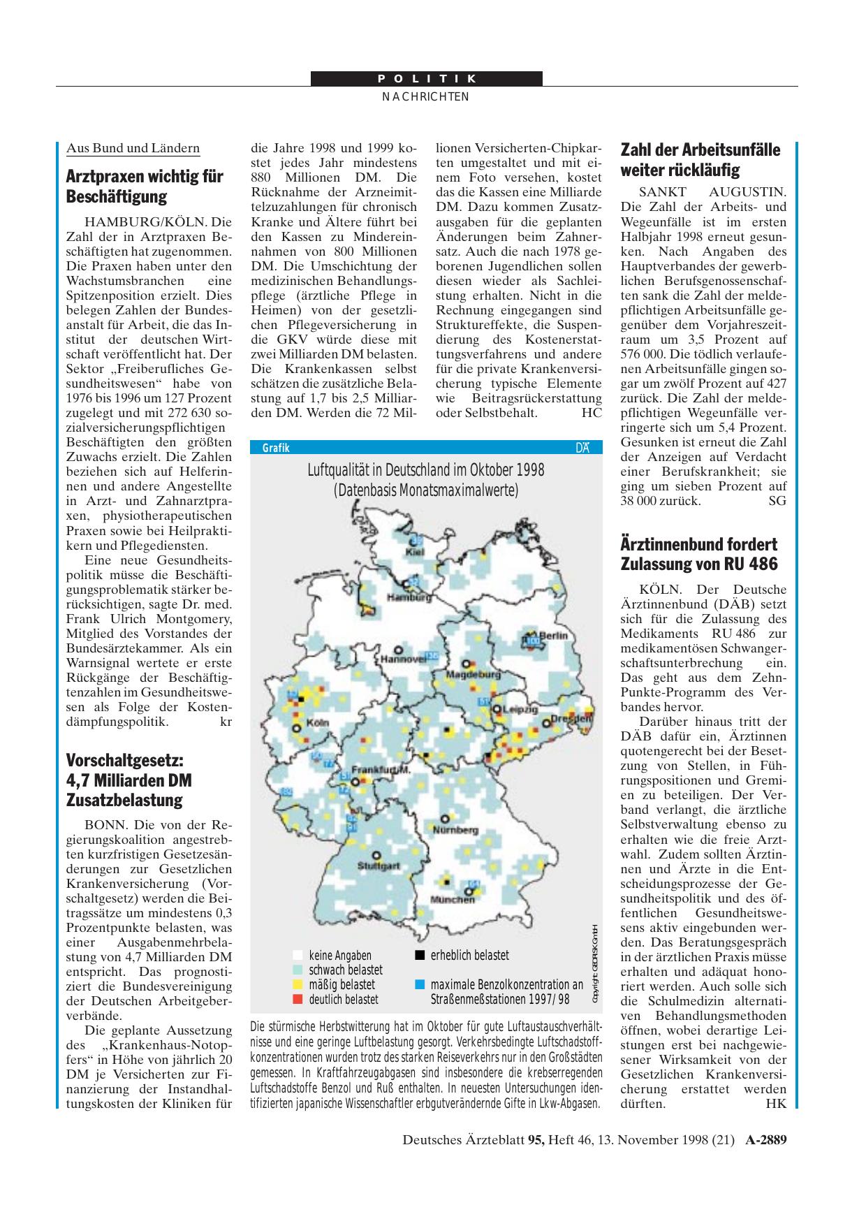 Vorschauseite 1: Arztpraxen wichtig für Beschäftigung