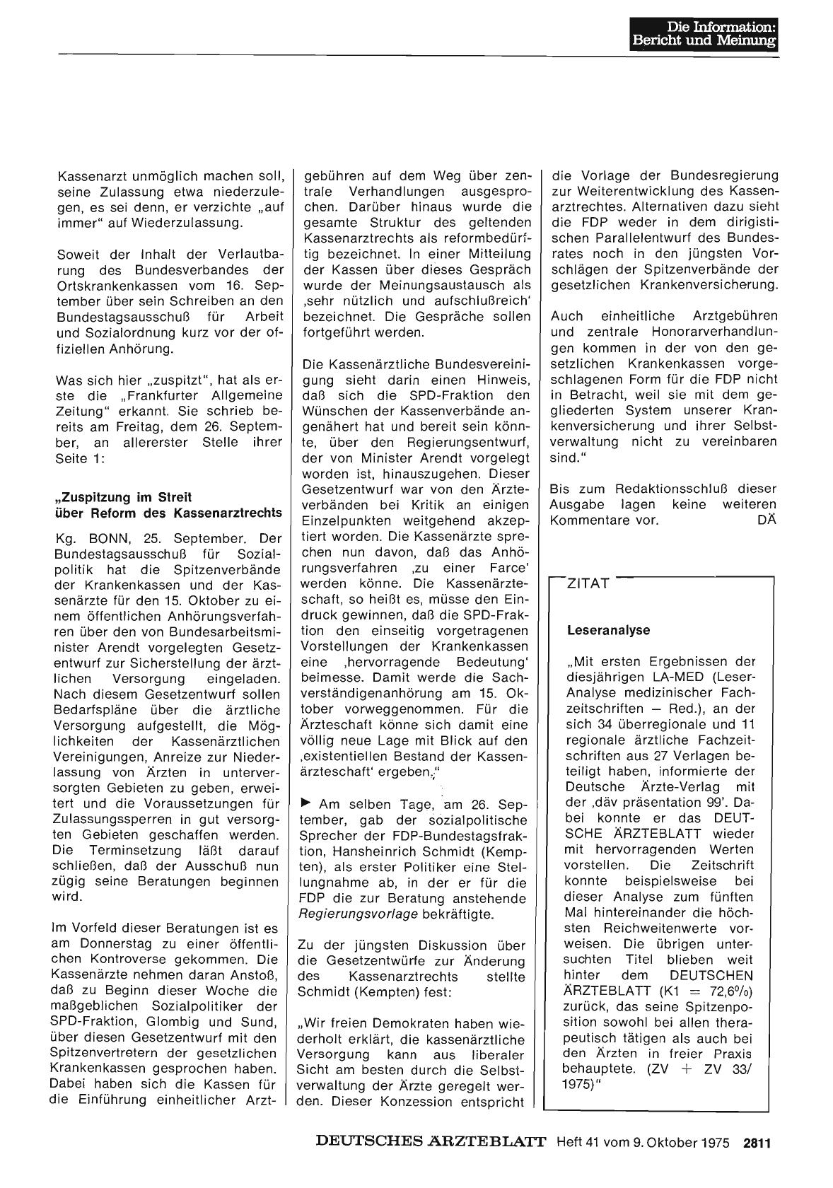 Vorschauseite 1: Leseranalyse