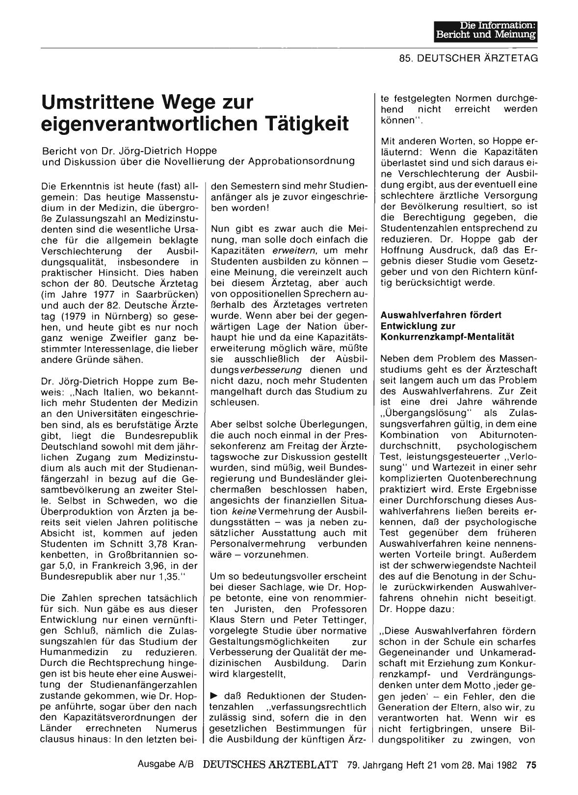Vorschauseite 1: Umstrittene Wege zur eigenverantwortlichen Tätigkeit