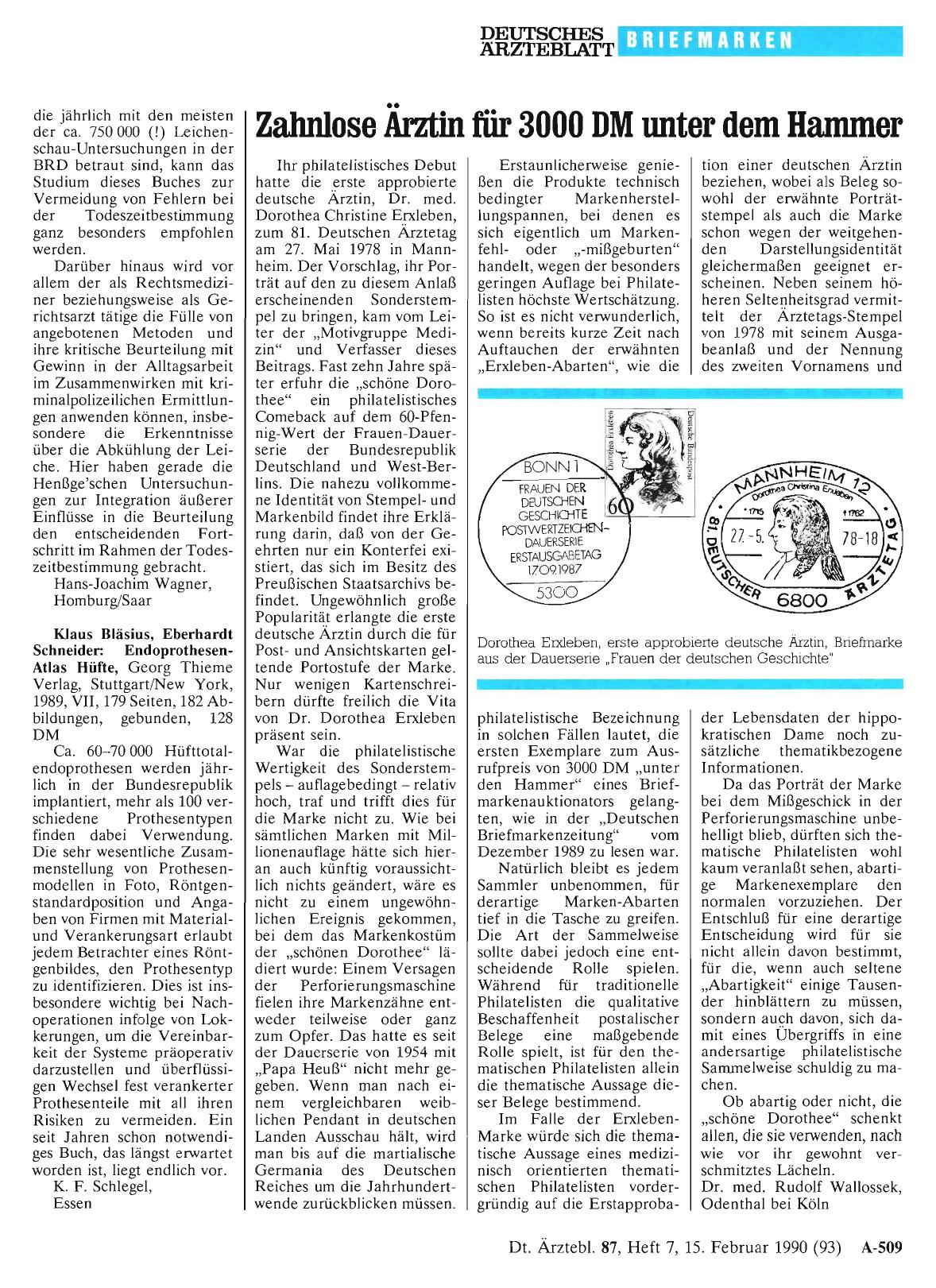 Vorschauseite 1: Klaus Bläsius, Eberhardt Schneider Endoprothesen-Atlas Hüfte