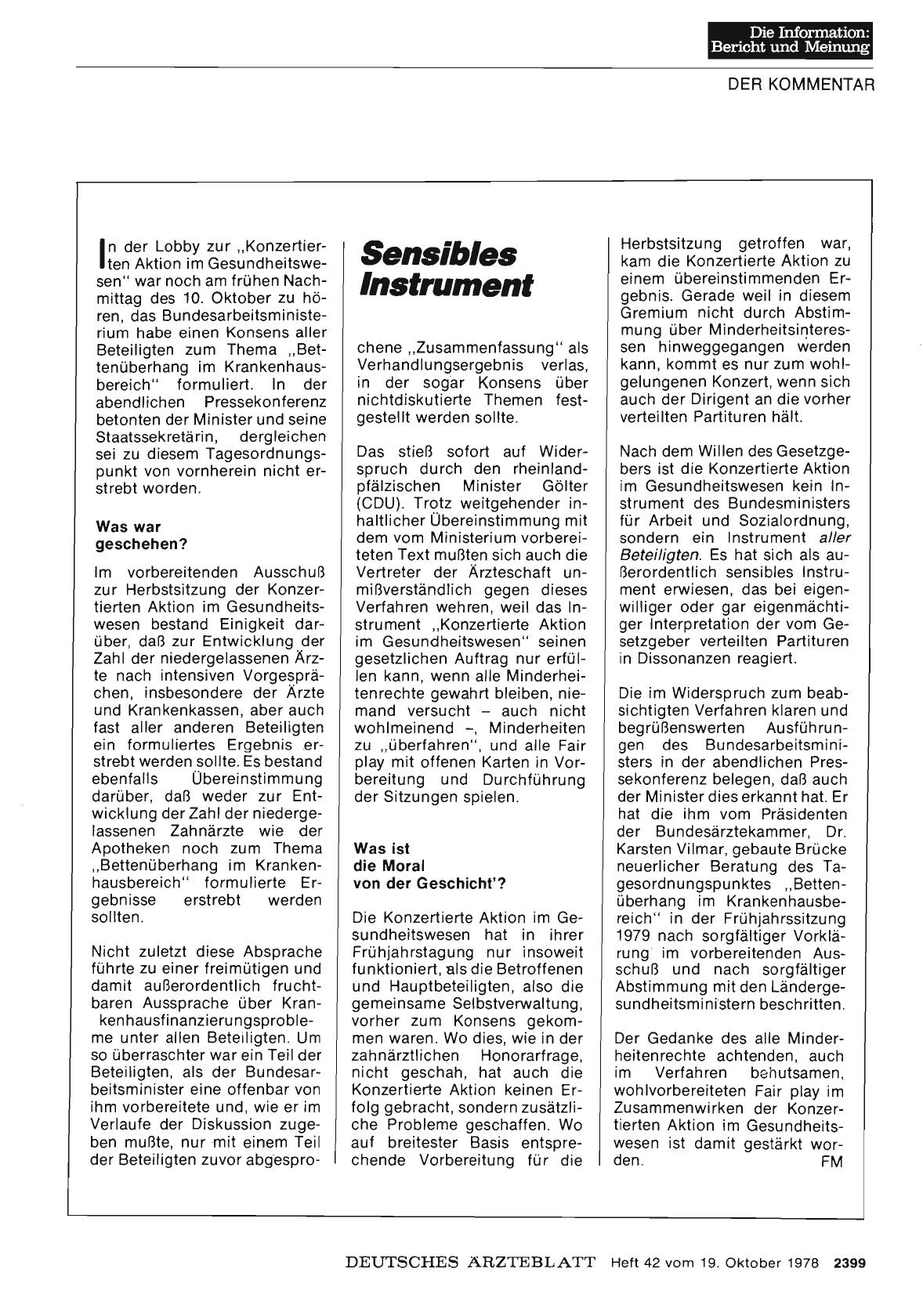 Vorschauseite 1: Sensibles Instrument