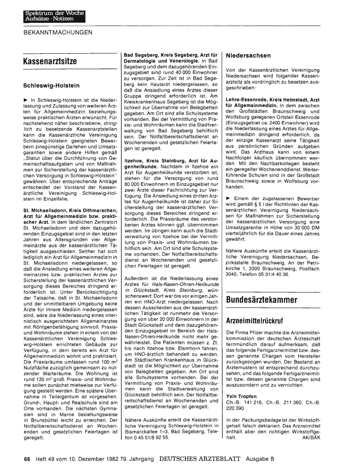 Vorschauseite 1: Bundesärztekammer: Arzneimittelrückruf