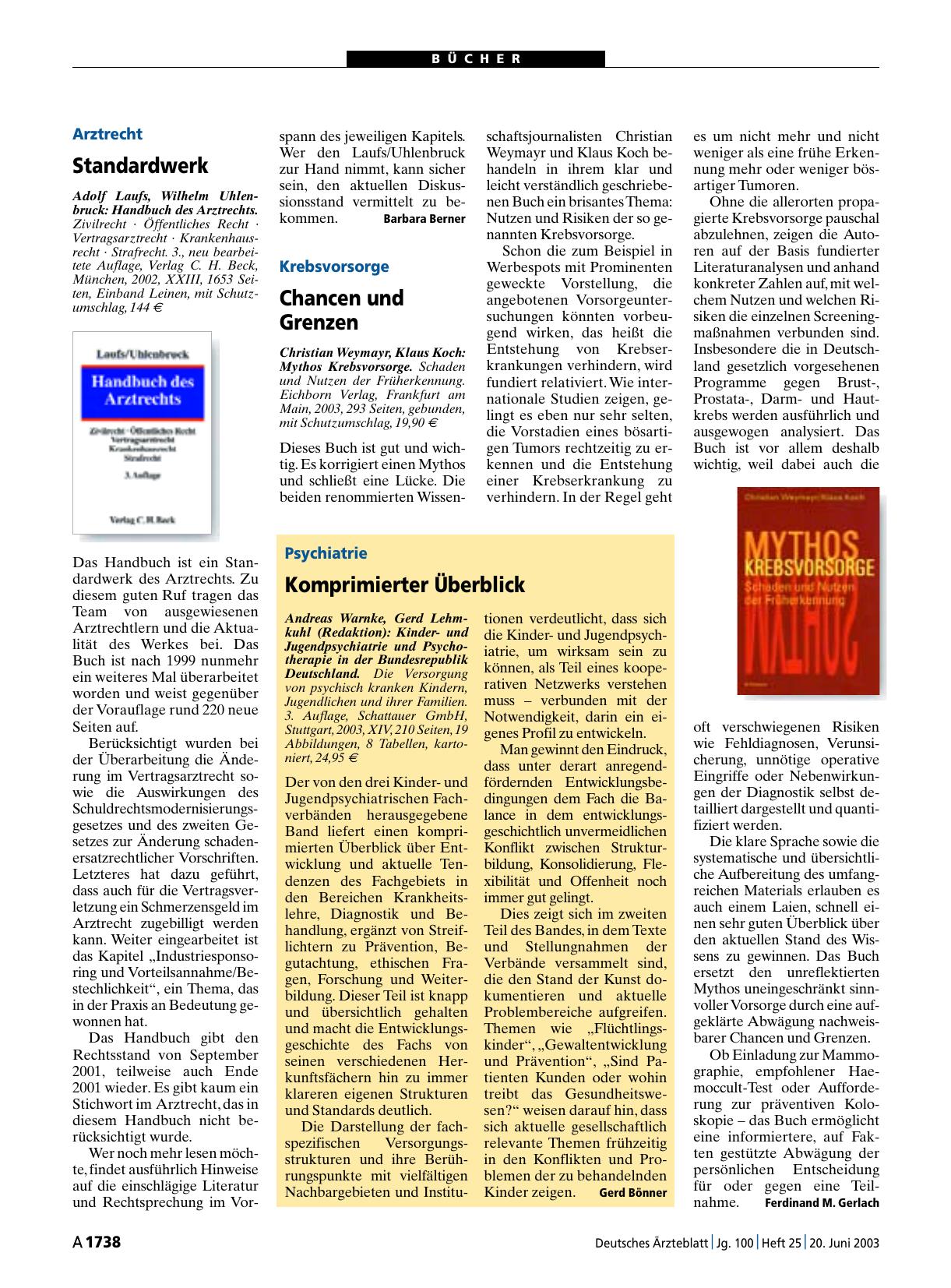 Vorschauseite 1: Handbuch des Arztrechts. Zivilrecht · Öffentliches Recht · Vertragsarztrecht · Krankenhausrecht · Strafrecht