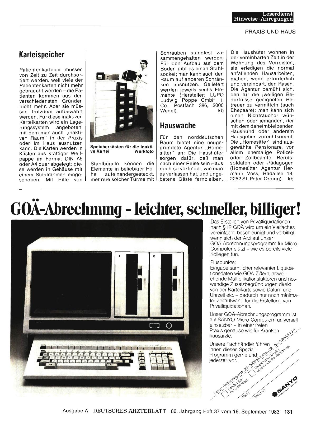 Vorschauseite 1: Karteispeicher