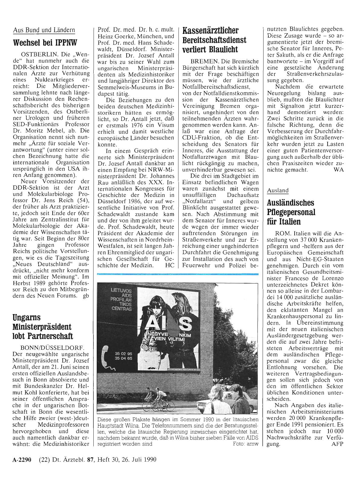 Vorschauseite 1: Ungarns Ministerpräsident lobt Partnerschaft