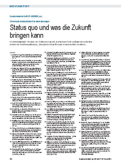 Vorschauseite 6: Chronisch-entzündliche Darmerkrankungen: Status quo und was die Zukunft bringen kann