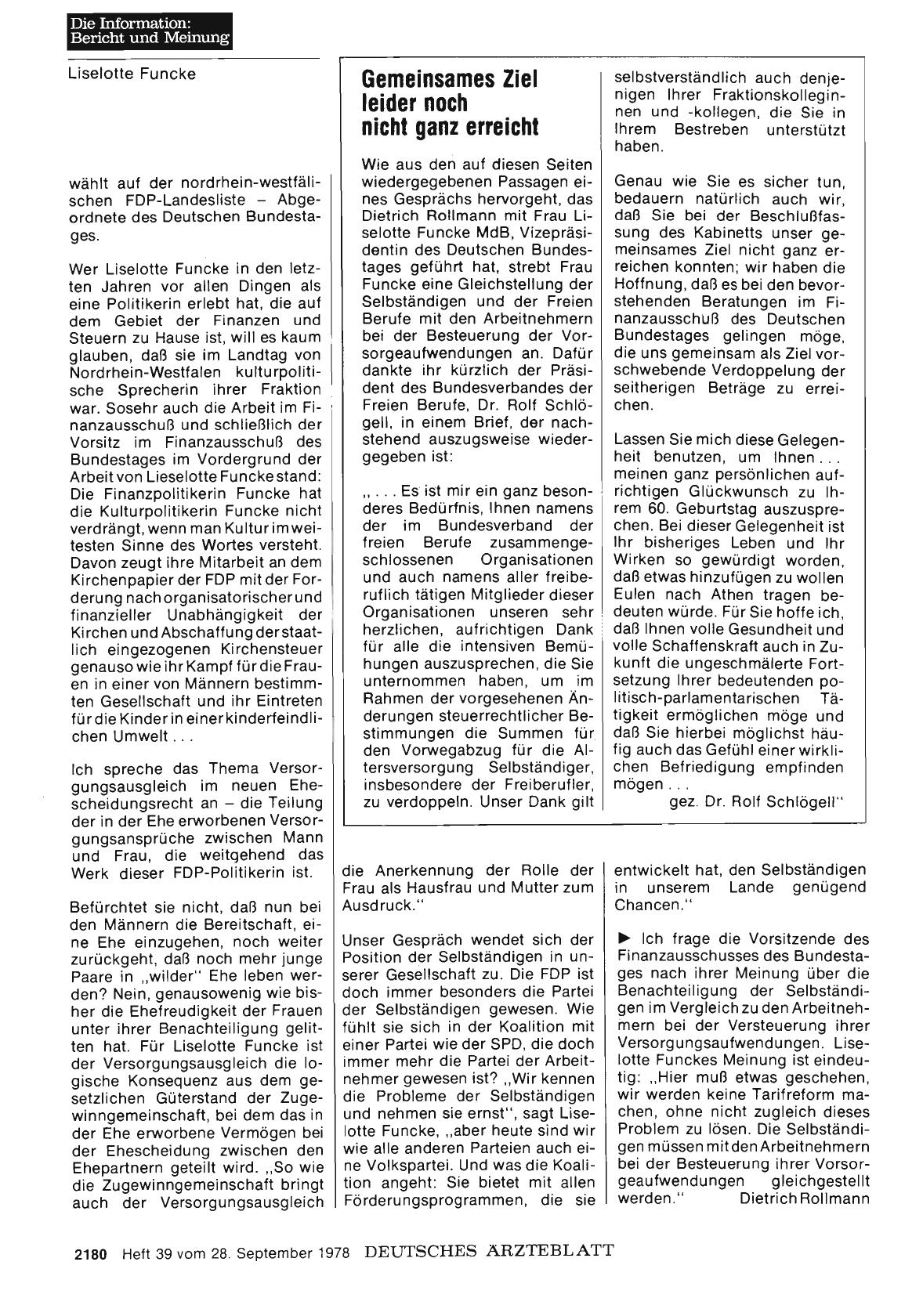 Vorschauseite 1: Gemeinsames Ziel leider noch nicht ganz erreicht