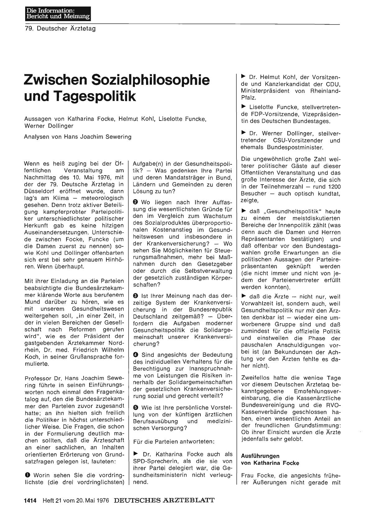 Vorschauseite 1: Zwischen Sozialphilosophie und Tagespolitik