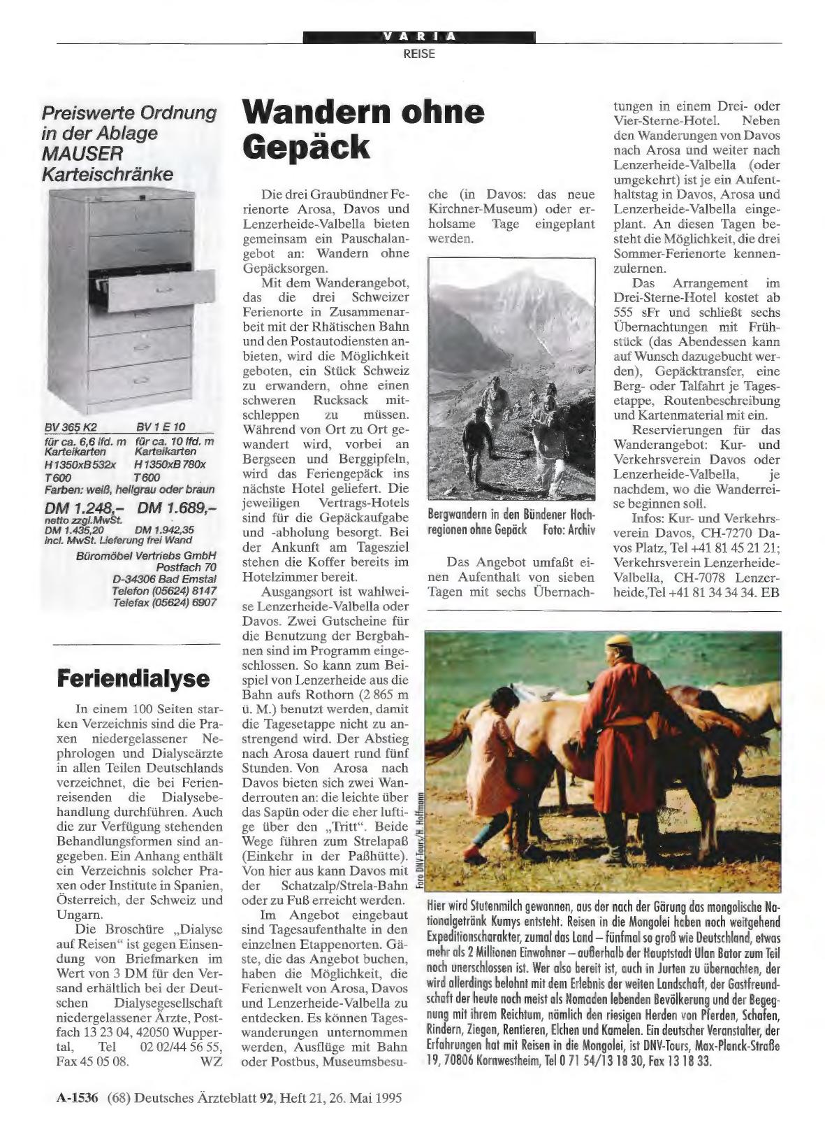 Vorschauseite 1: Wandern ohne Gepäck