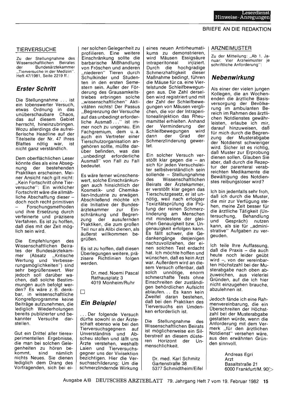 Vorschauseite 1: TIERVERSUCHE: Ein Beispiel