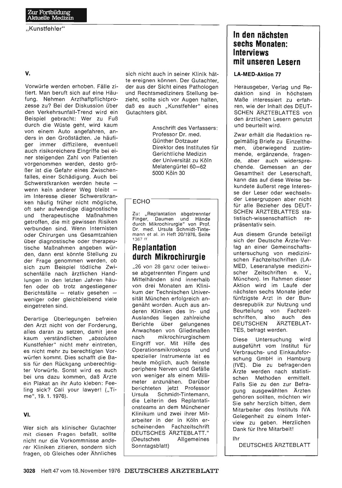 Vorschauseite 1: Replantation durch Mikrochirurgie