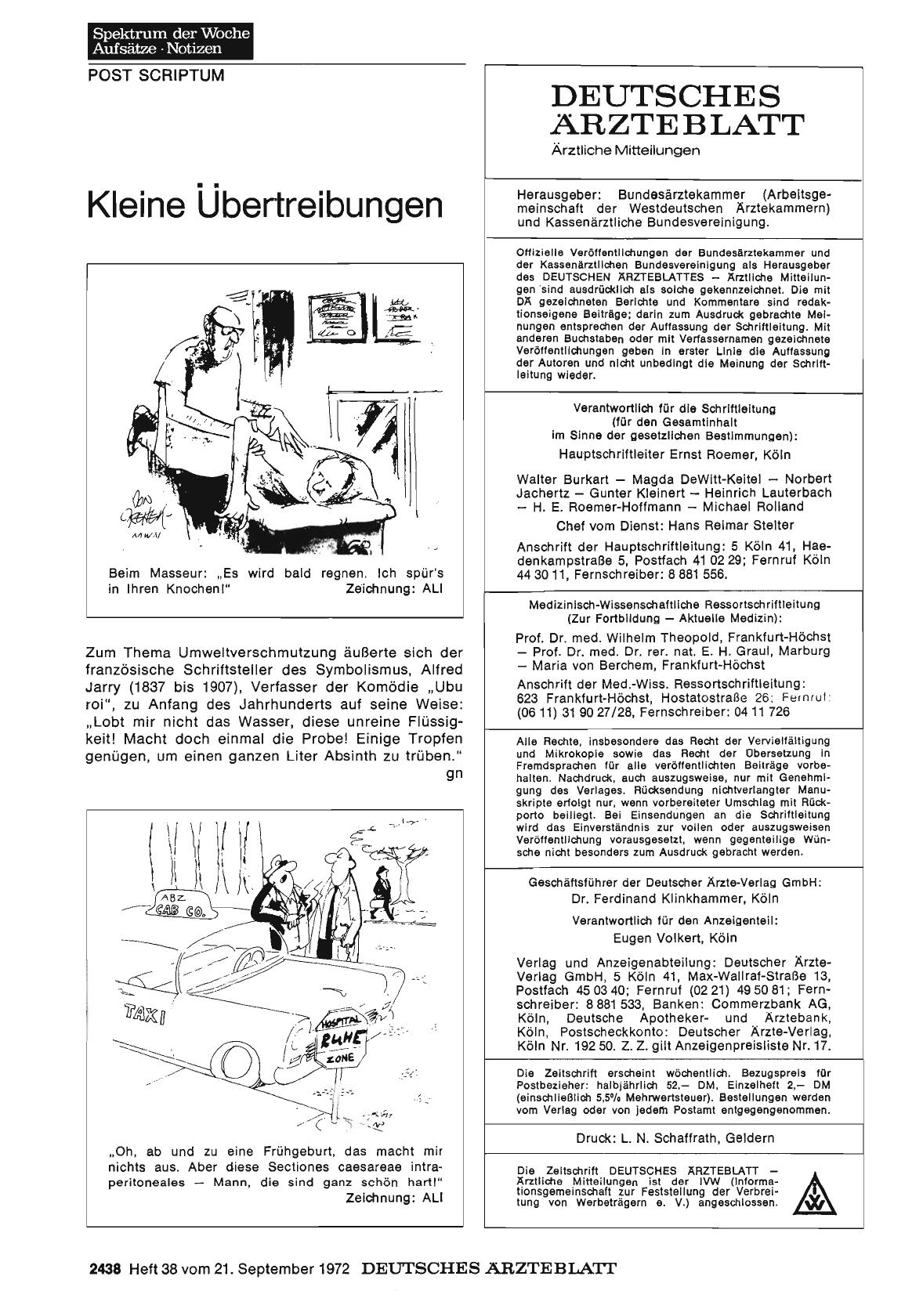 Vorschauseite 1: Kleine Überteibungen