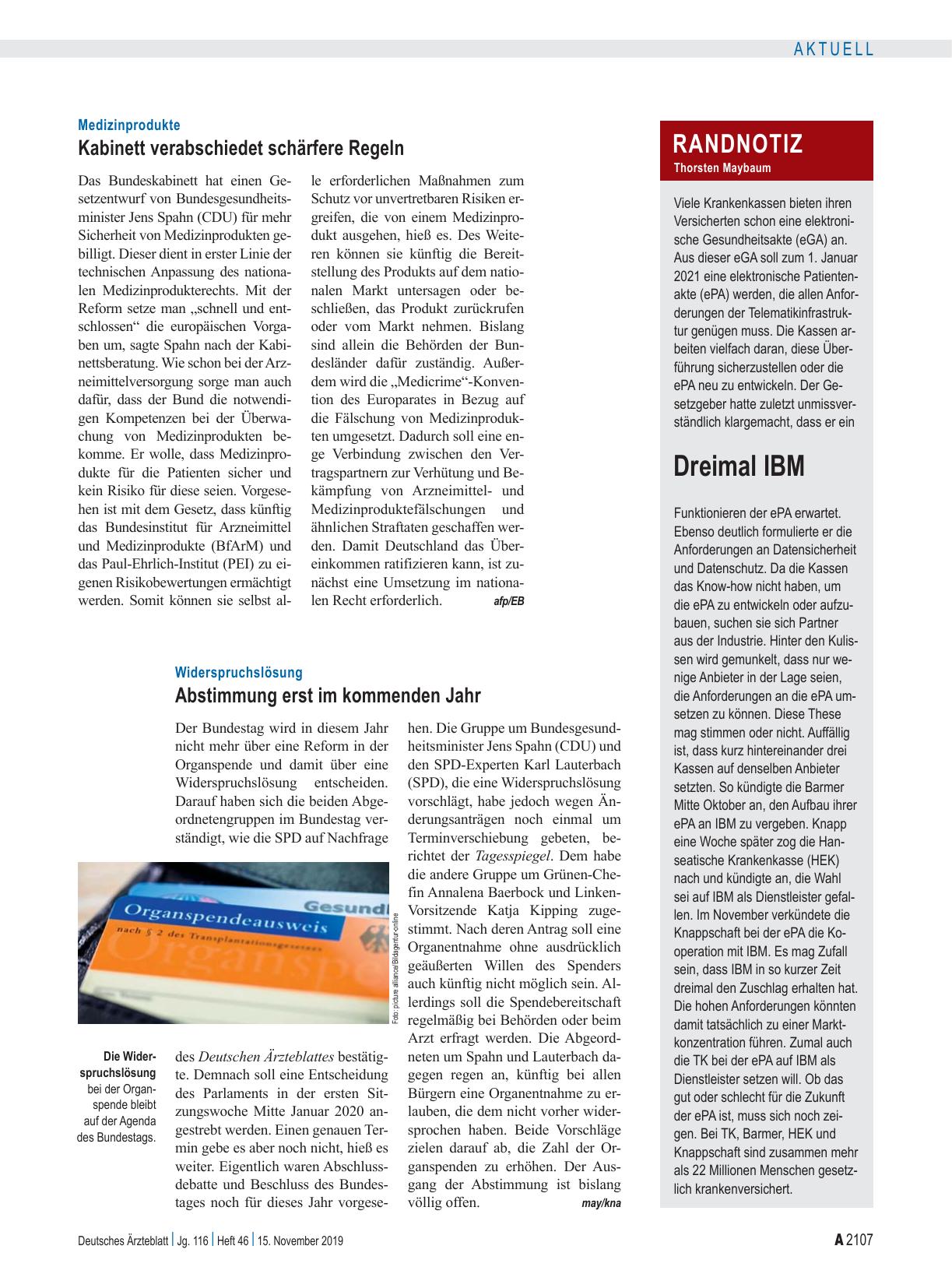 Vorschauseite 1: Randnotiz: Dreimal IBM