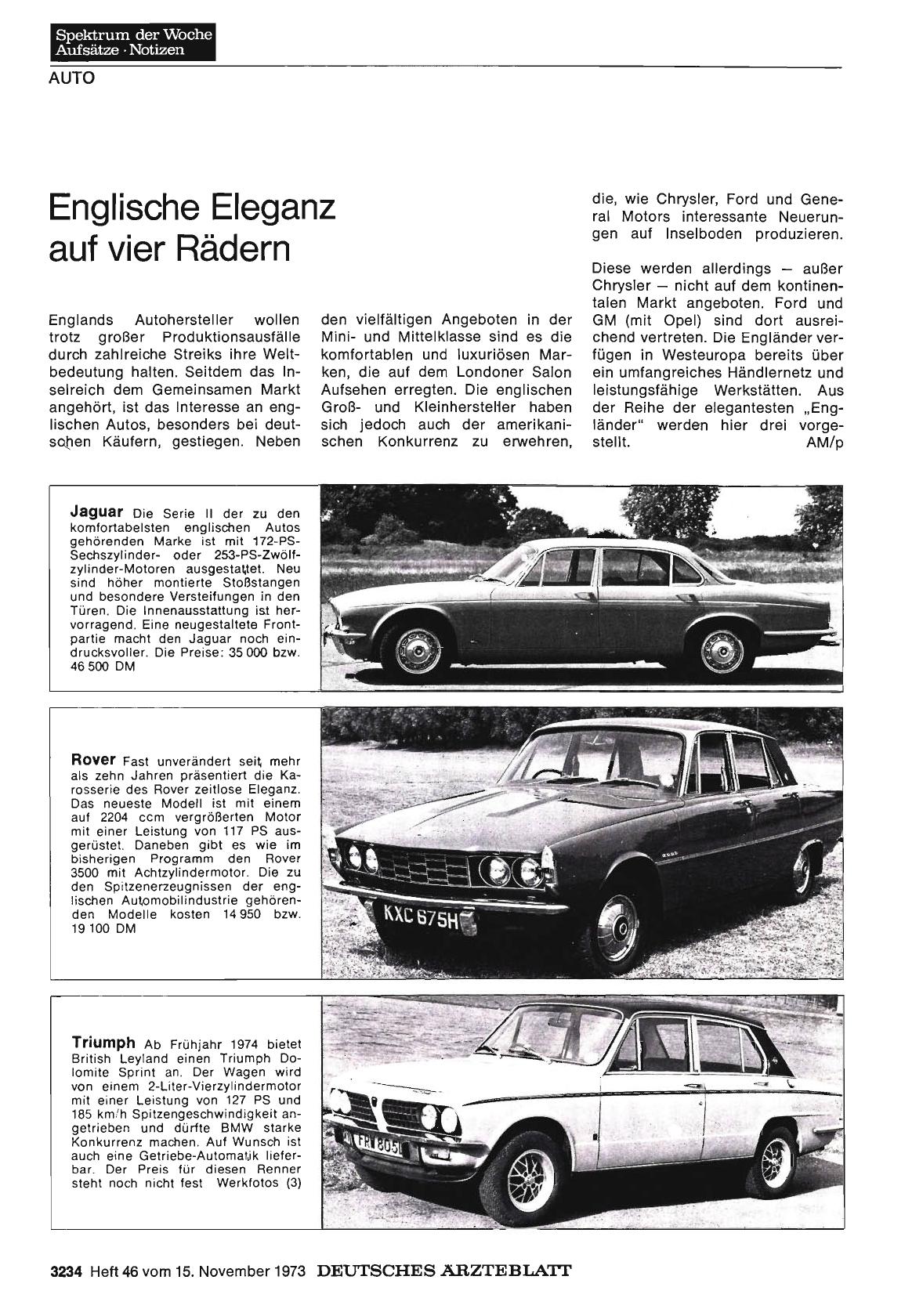 Vorschauseite 1: Englische Eleganz auf vier Rädern