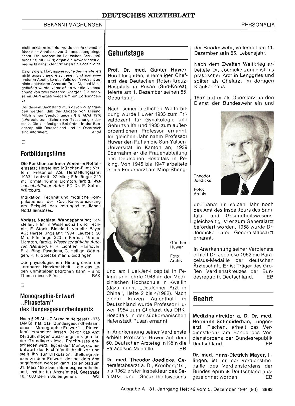 Vorschauseite 1: Fortbildungsfilme