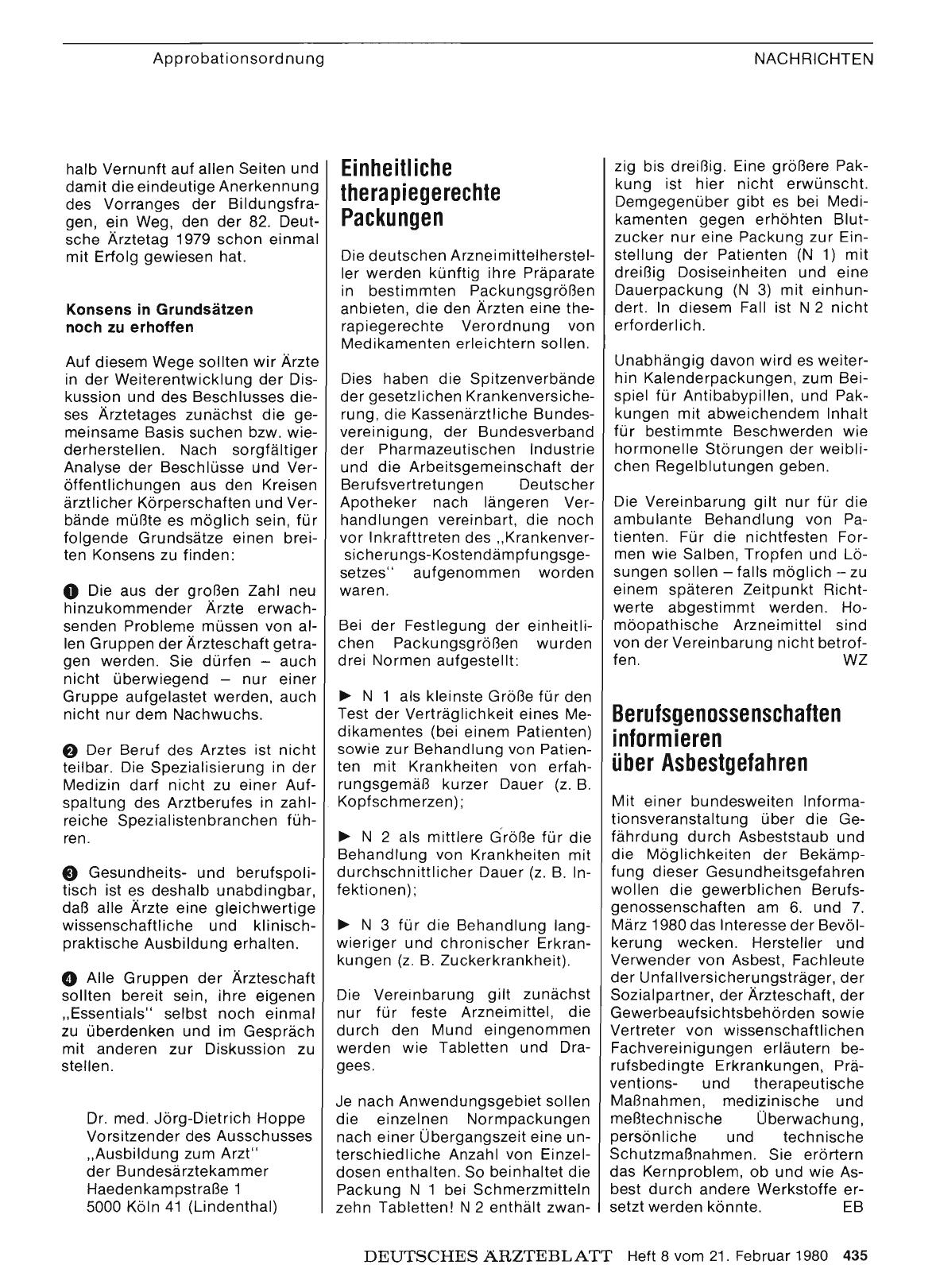 Vorschauseite 1: Einheitliche therapiegerechte Packungen