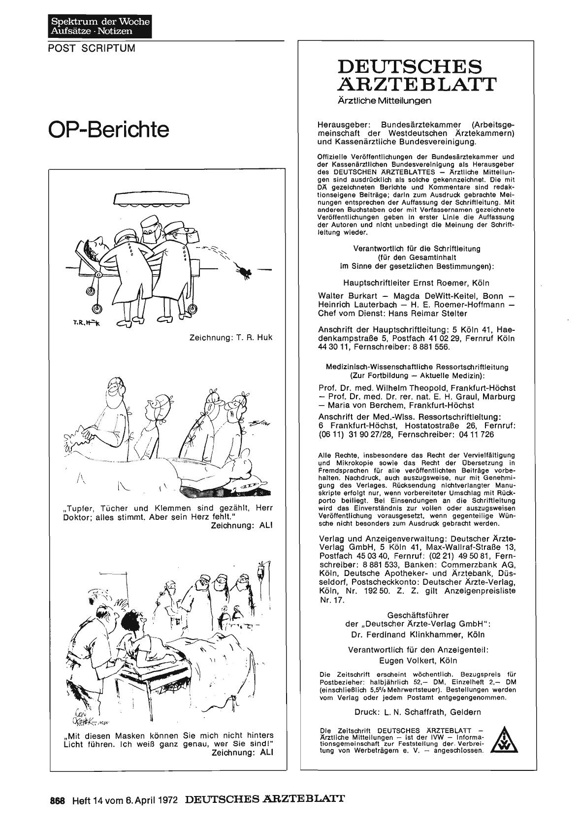 Vorschauseite 1: OP-Berichte