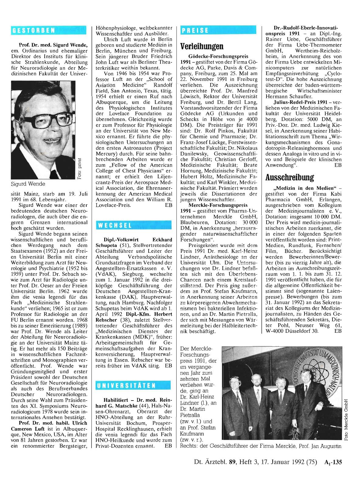 Vorschauseite 1: GESTORBEN