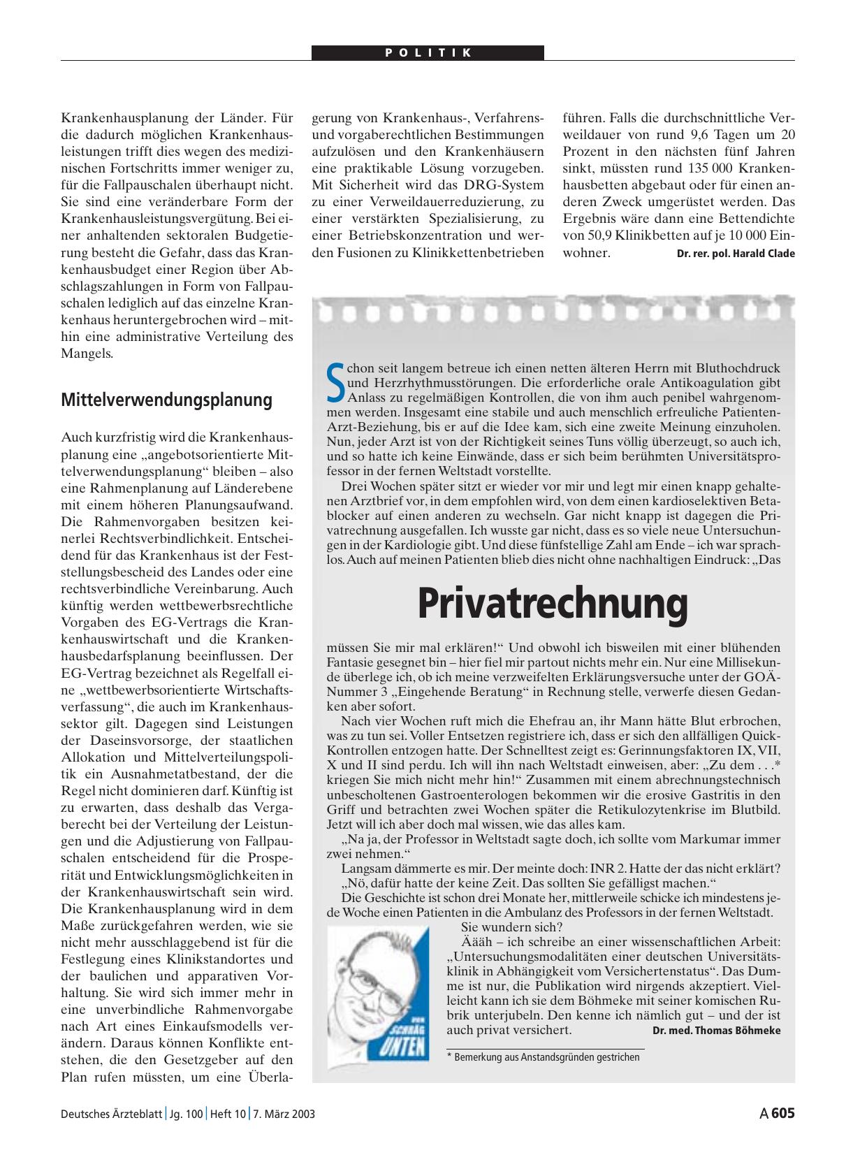 Vorschauseite 1: Privatrechnung