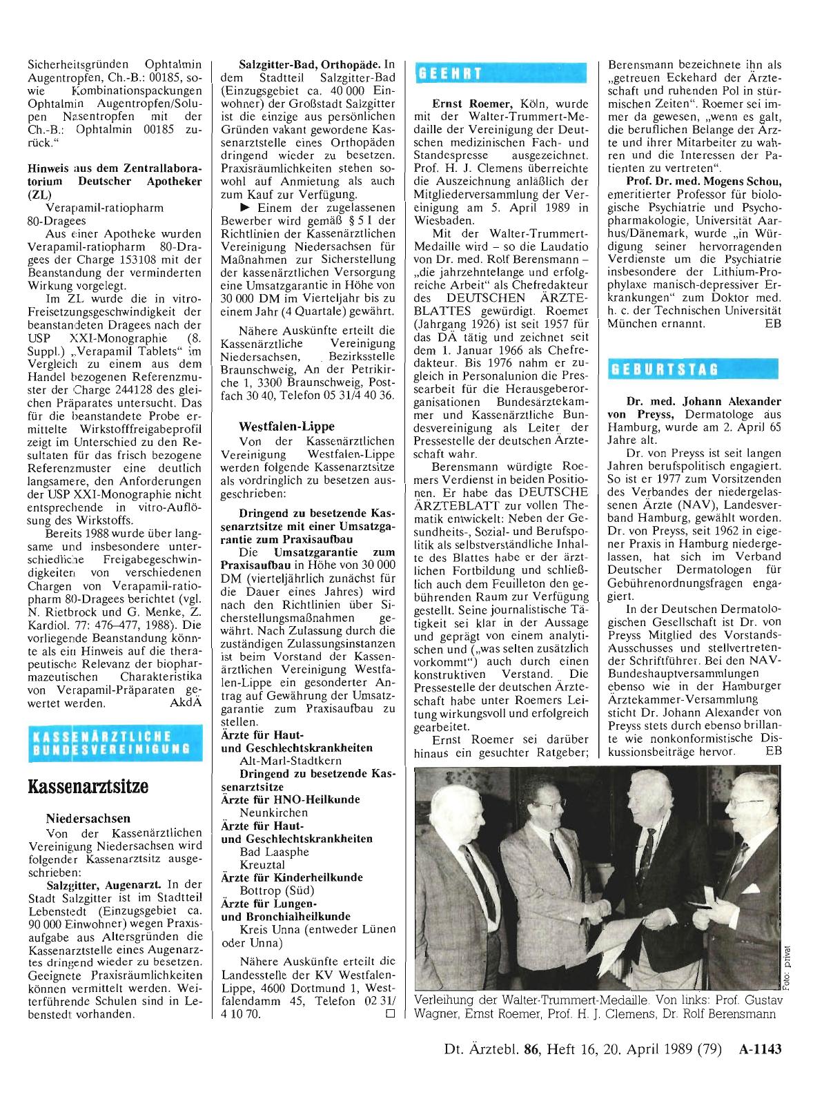 Vorschauseite 1: Geehrt