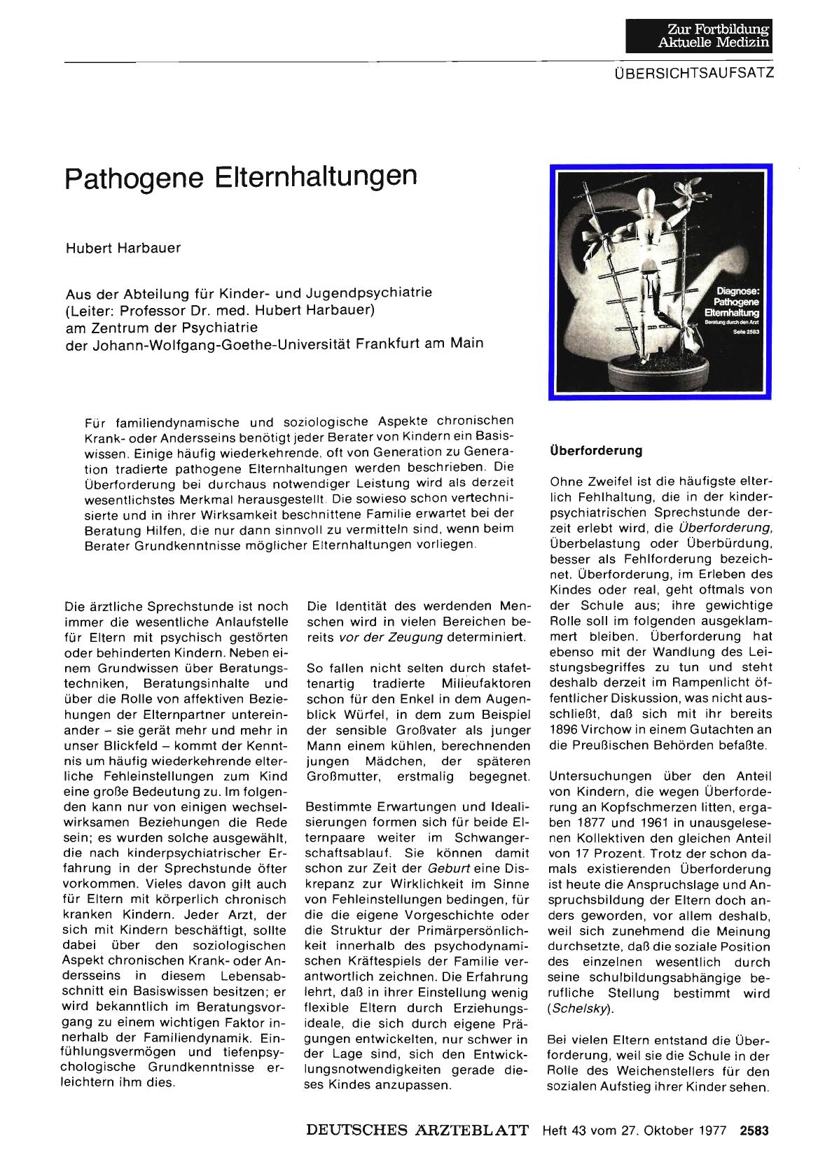 Vorschauseite 1: Pathogene Elternhaltungen