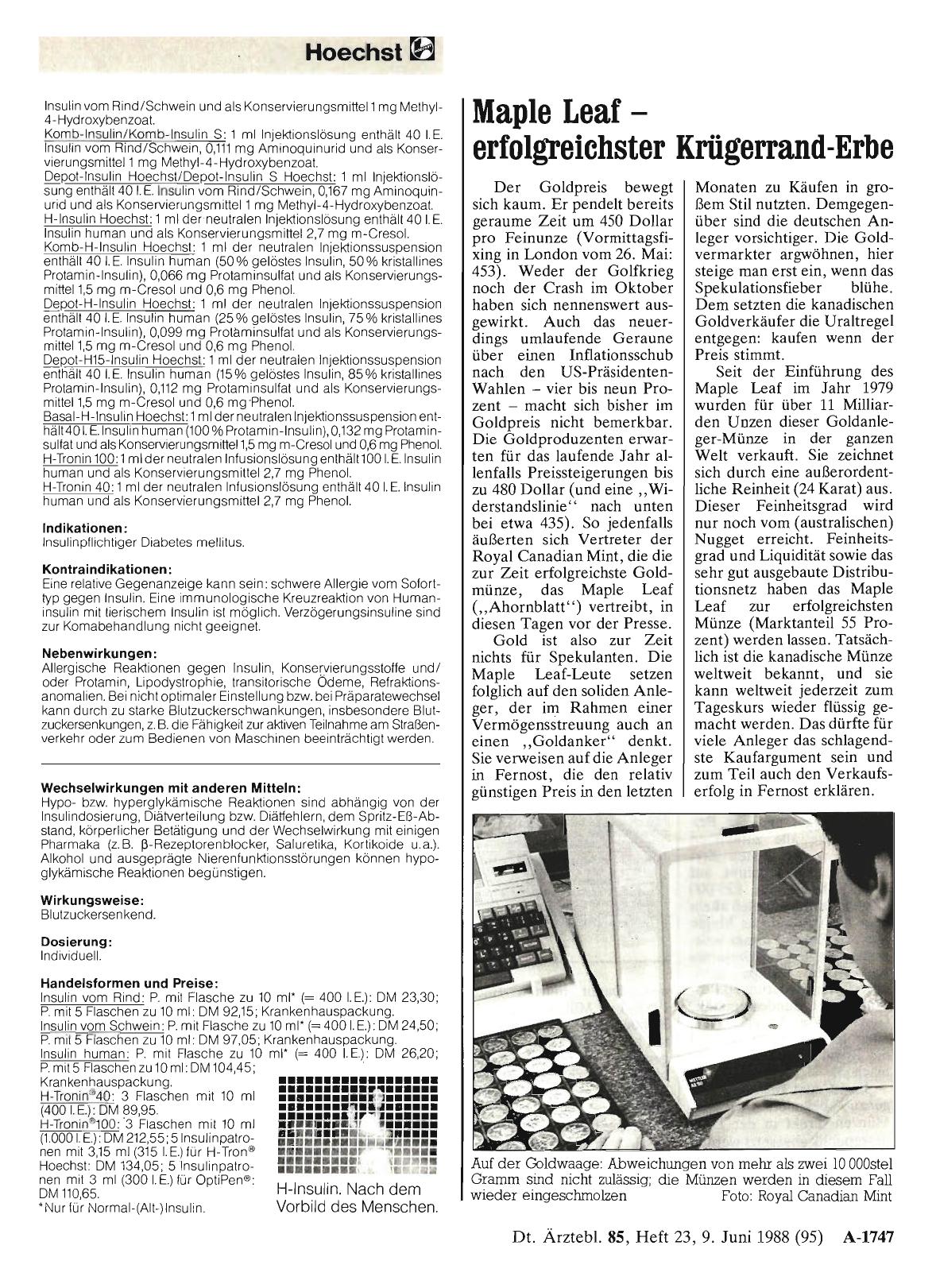 Vorschauseite 1: Maple Leaf — erfolgreichster Krügerrand-Erbe