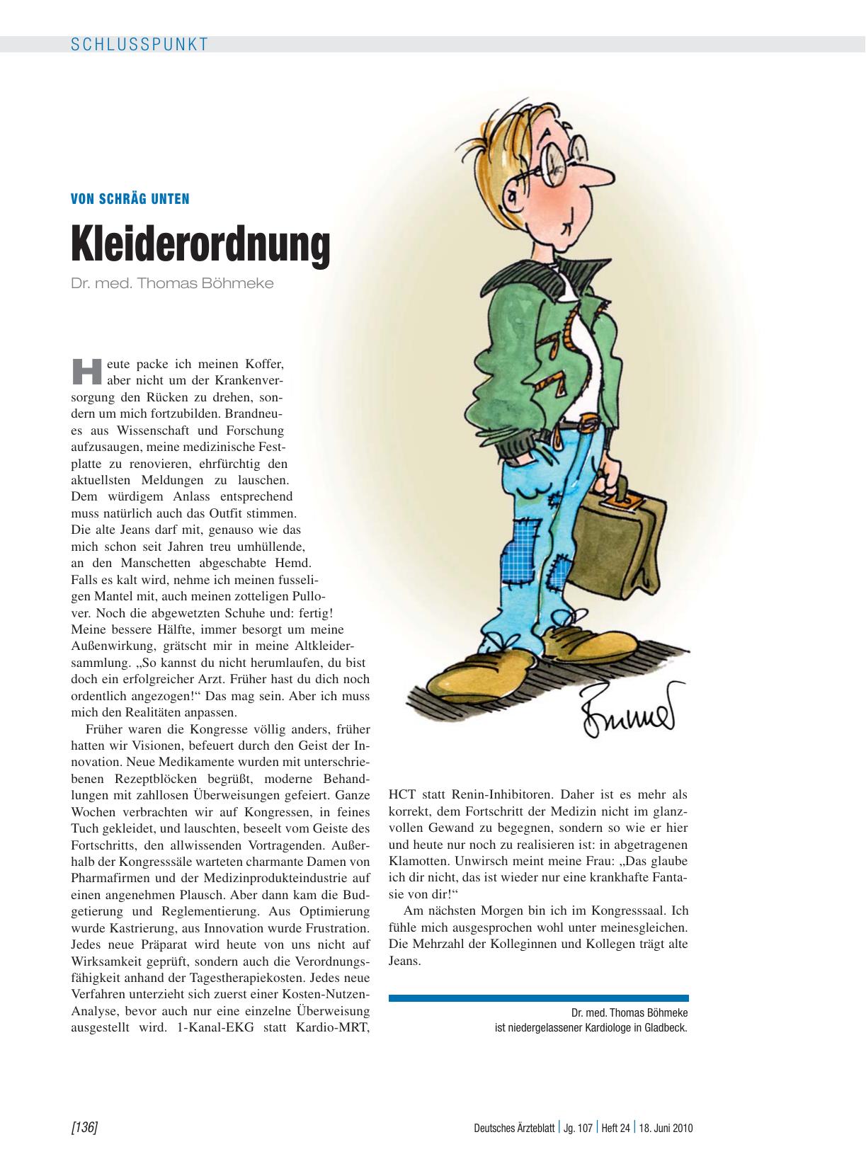 Vorschauseite 1: Von schräg unten: Kleiderordnung