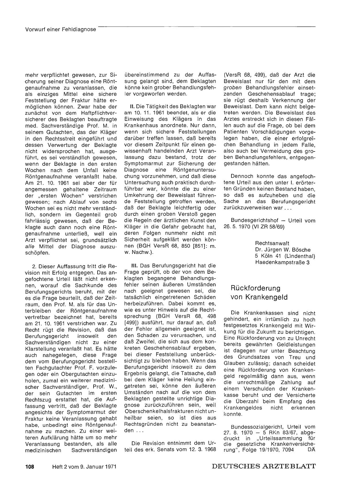 Vorschauseite 1: Rückforderung von Krankengeld