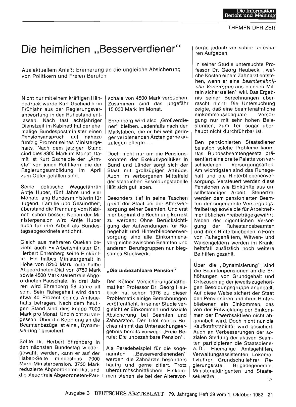 Vorschauseite 1: Die heimlichen „Besserverdiener“