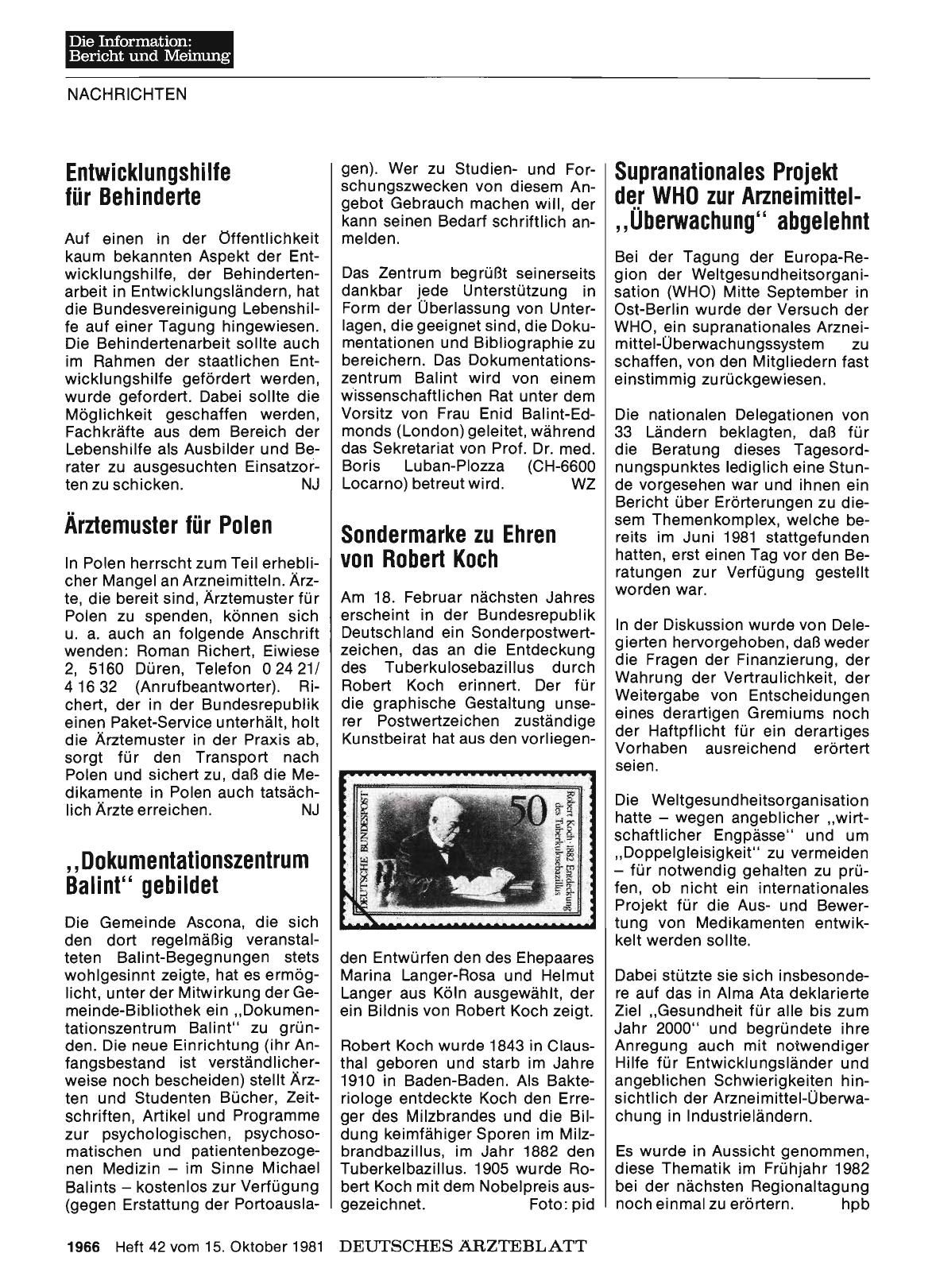 Vorschauseite 1: „Dokumentationszentrum Balint" gebildet