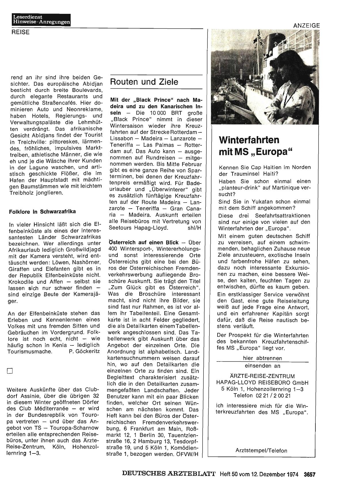 Vorschauseite 1: Routen und Ziele