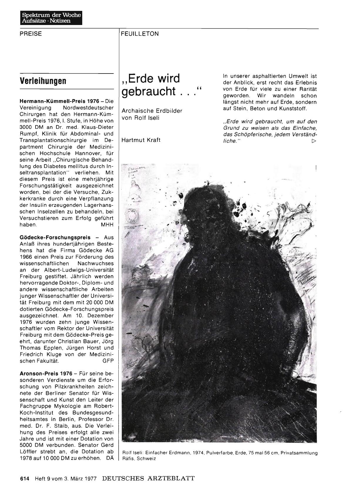 Vorschauseite 1: „Erde wird gebraucht. .. „