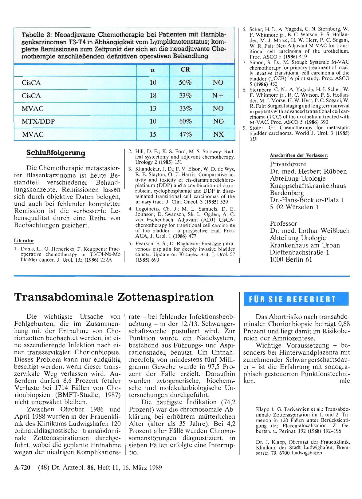 Vorschauseite 1: Transabdominale Zottenaspiration