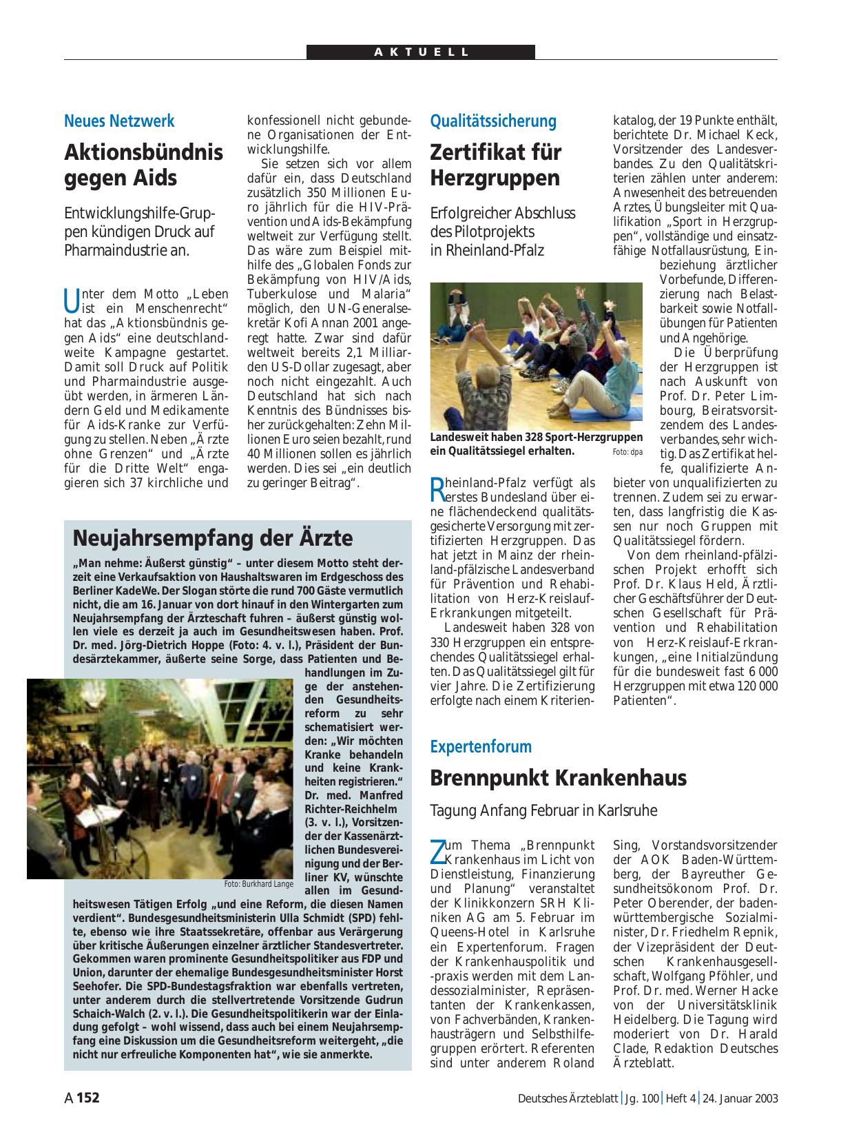 Vorschauseite 1: Expertenforum: Brennpunkt Krankenhaus